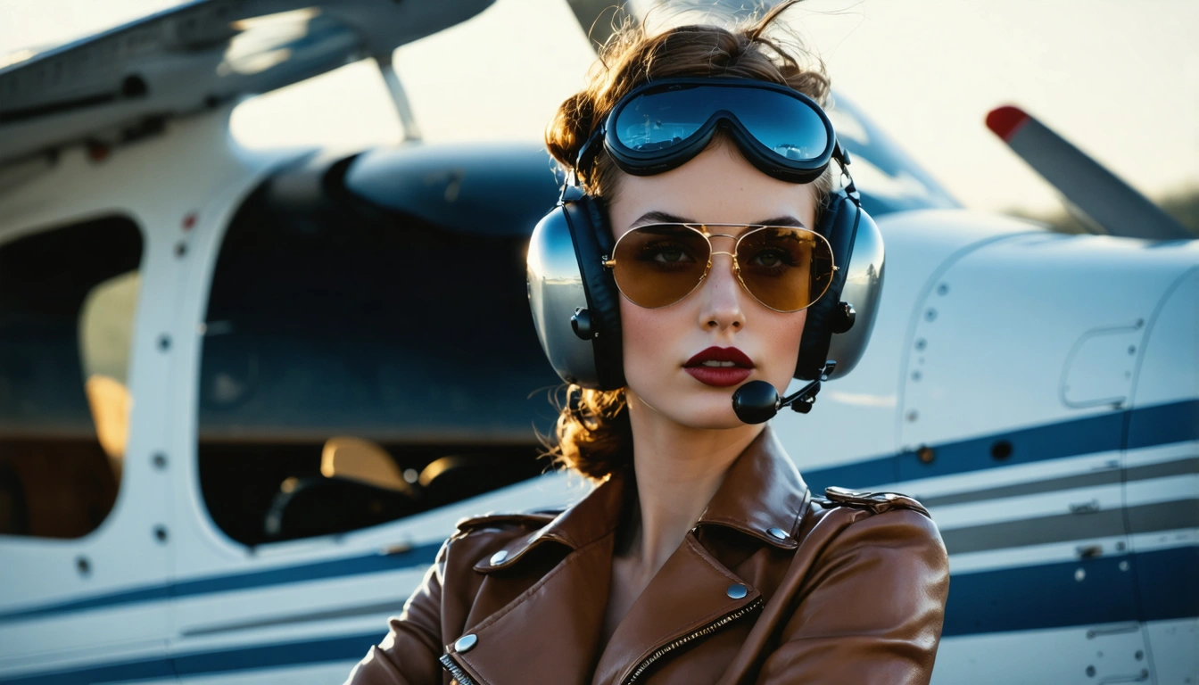 aviator Pin Up